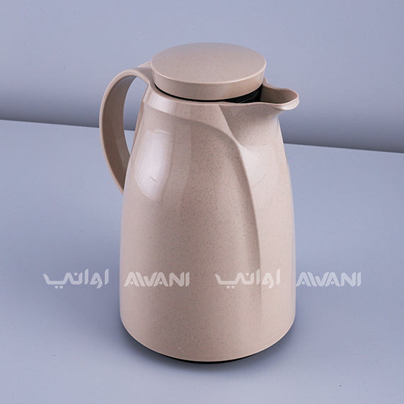 Elegant Lite Brown Thermal Flask – 1 Liter