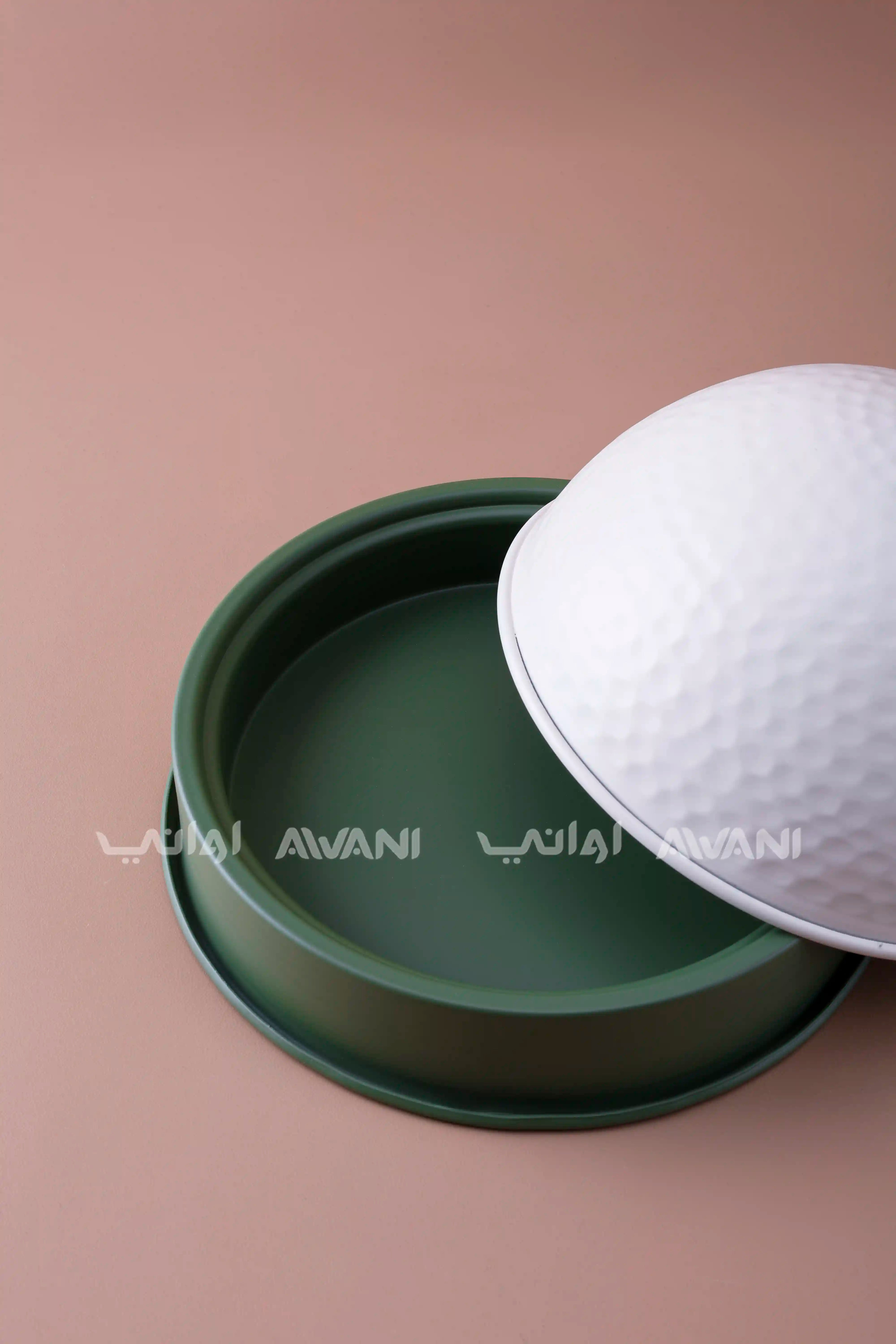 Dates Bowl Dome Dessert with Green Base