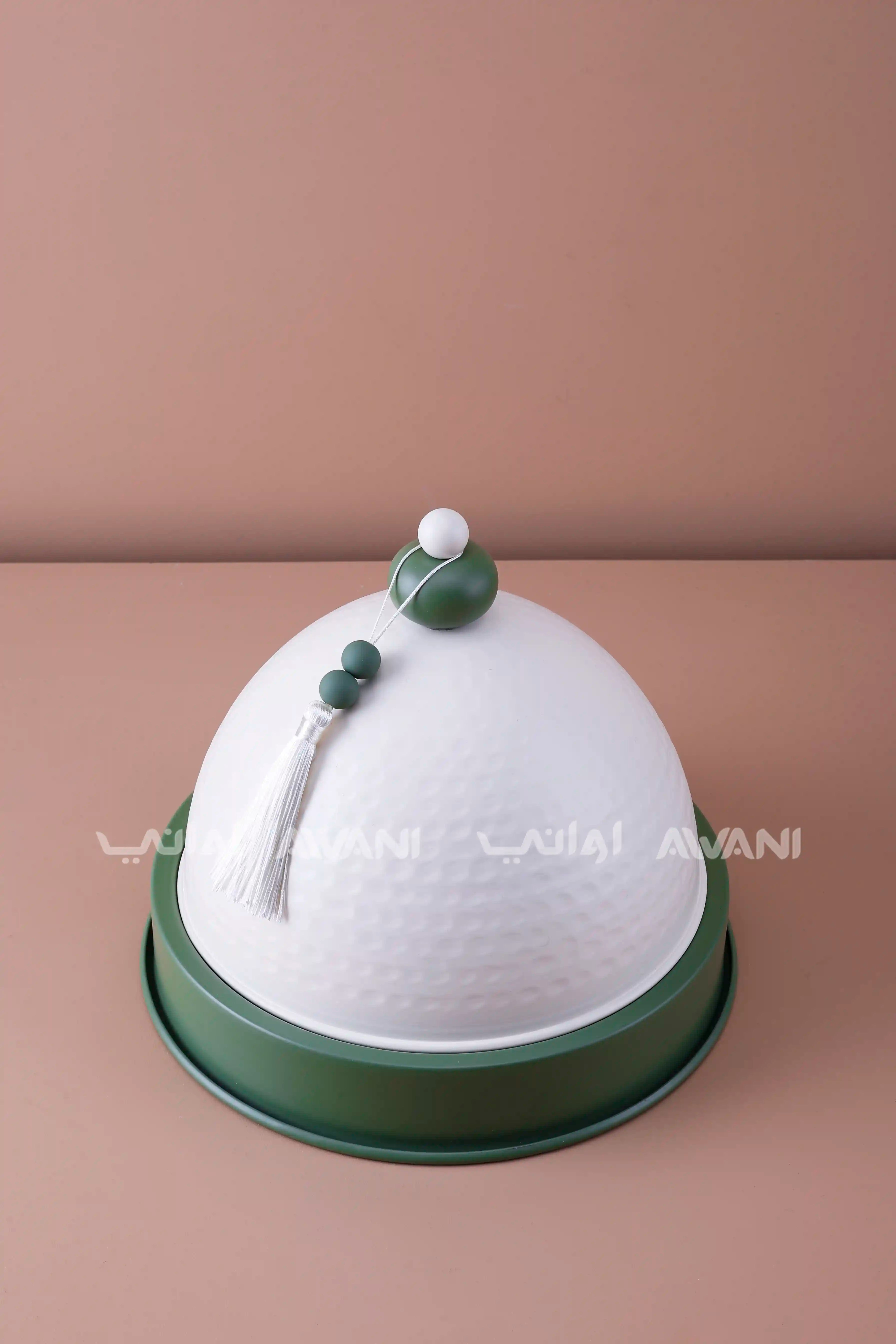 Dates Bowl Dome Dessert with Green Base - M