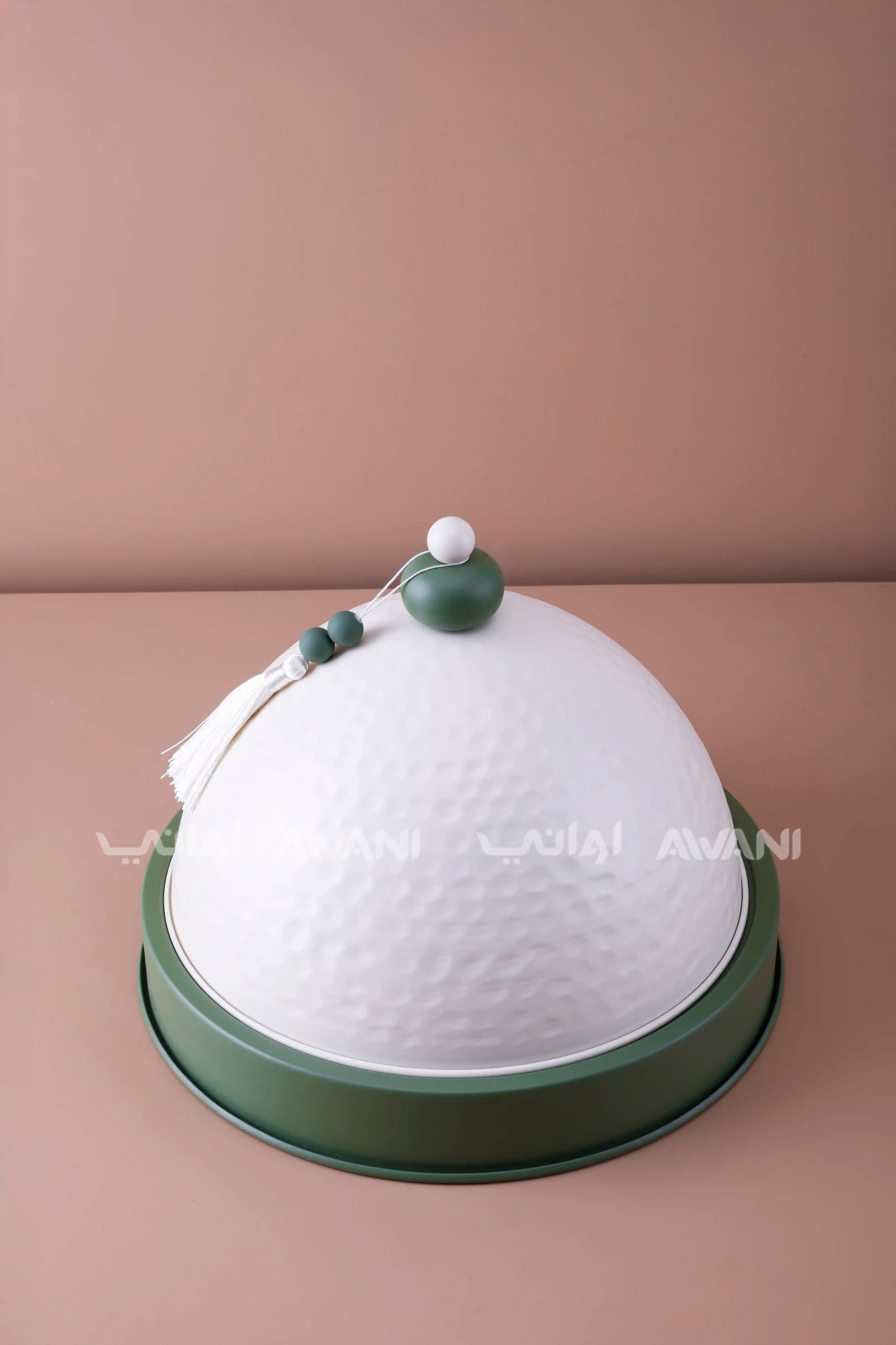 Dates Bowl Dome Dessert with Green Base - L