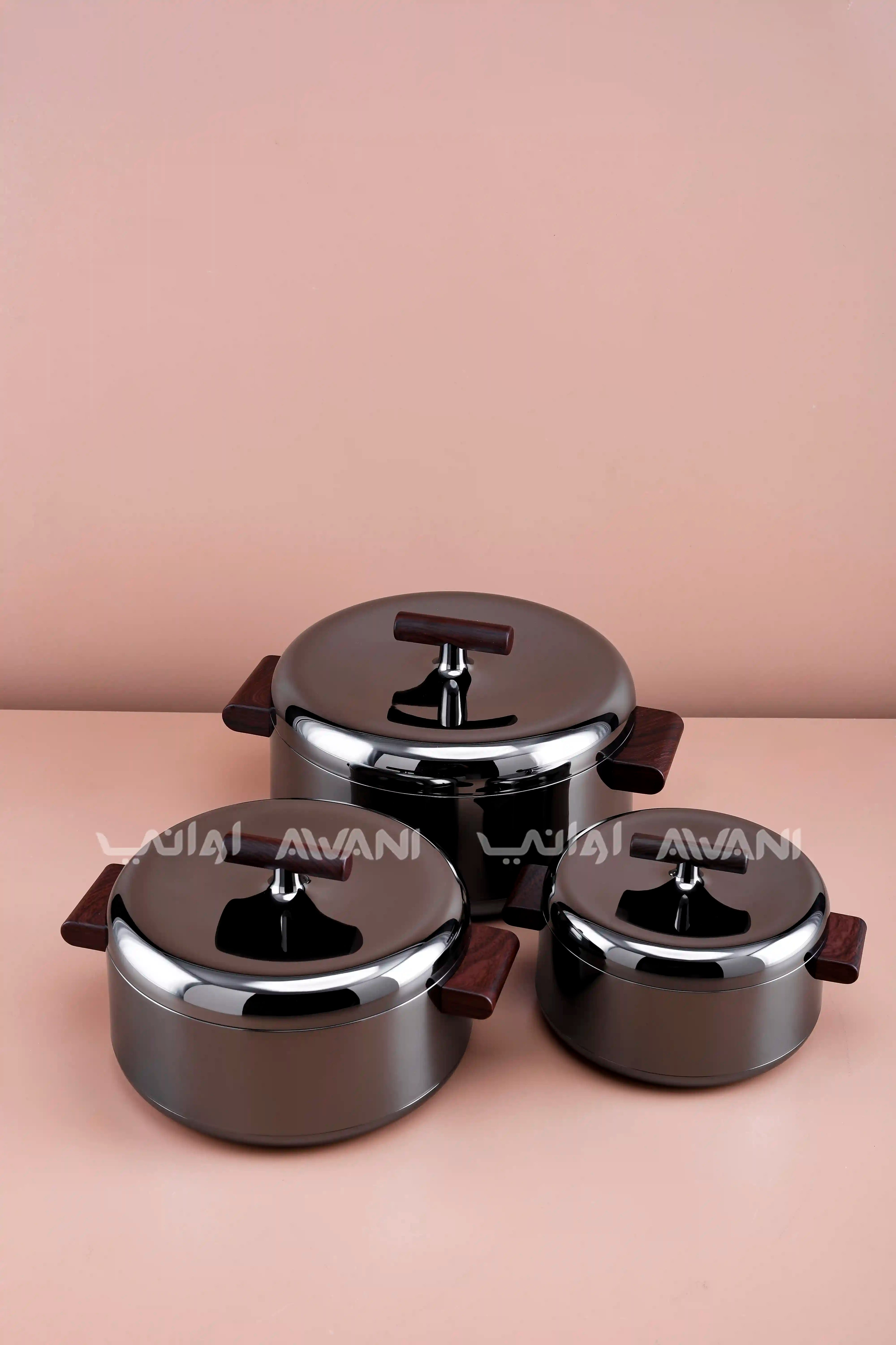 GBL/DW HOT POT 3PCS SET 2000 ml  | 1000ml  | 350 ml