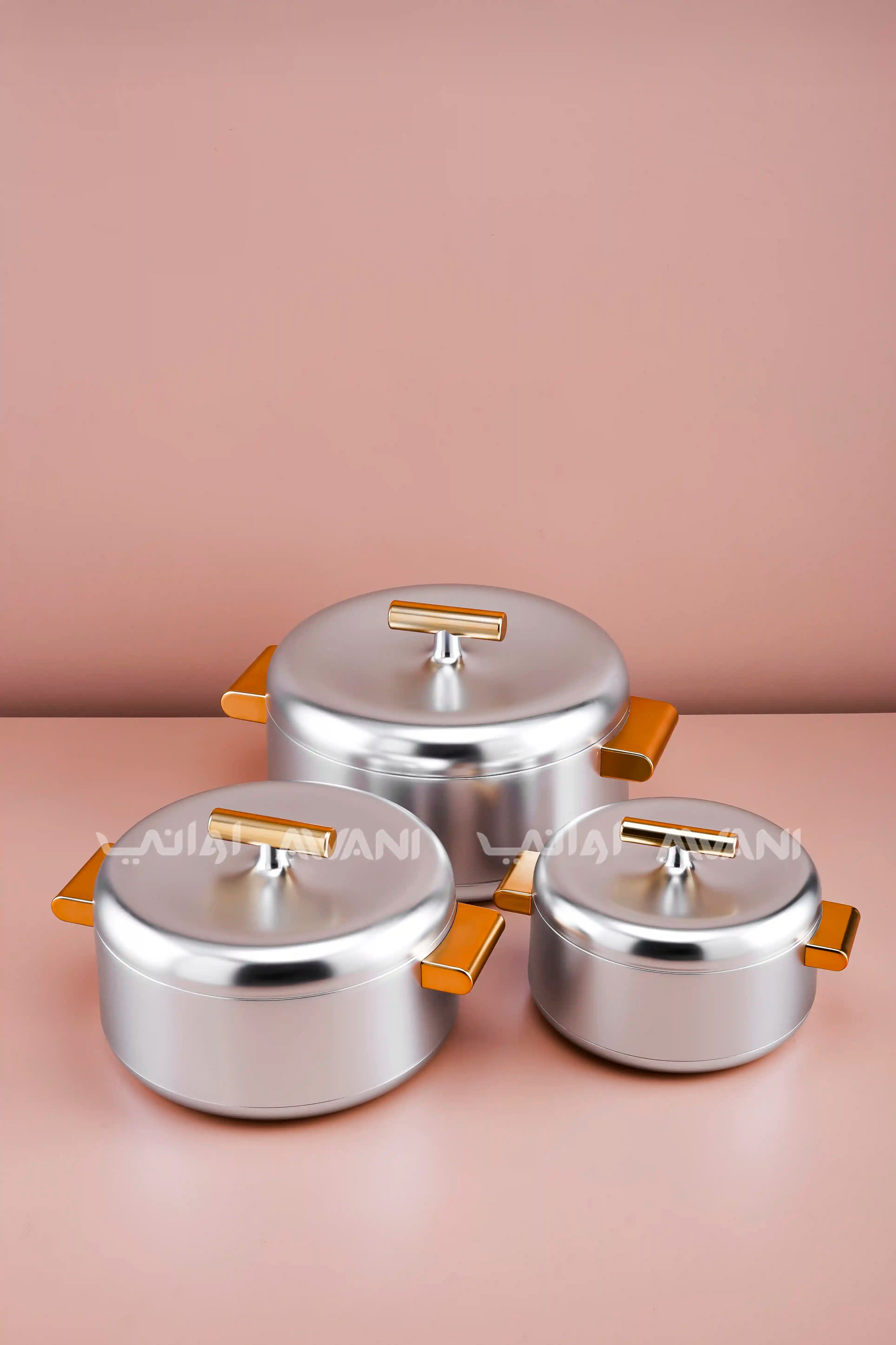 MC/MG  HOT POT 3PCS SET 2000 ml  | 1000ml  | 350 ml