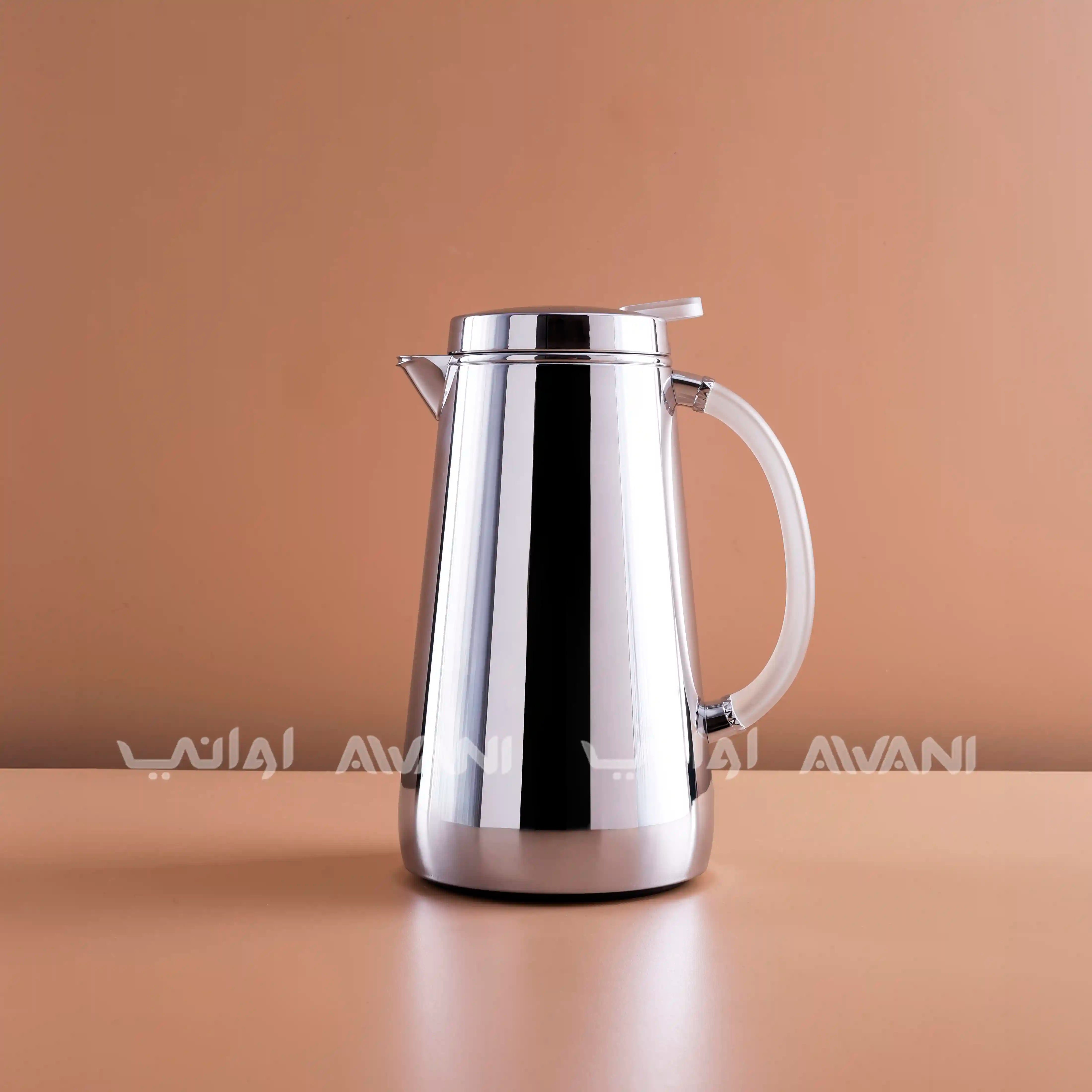 Silver Flask – 0.7ML | Hot & Cold with Clear Handle