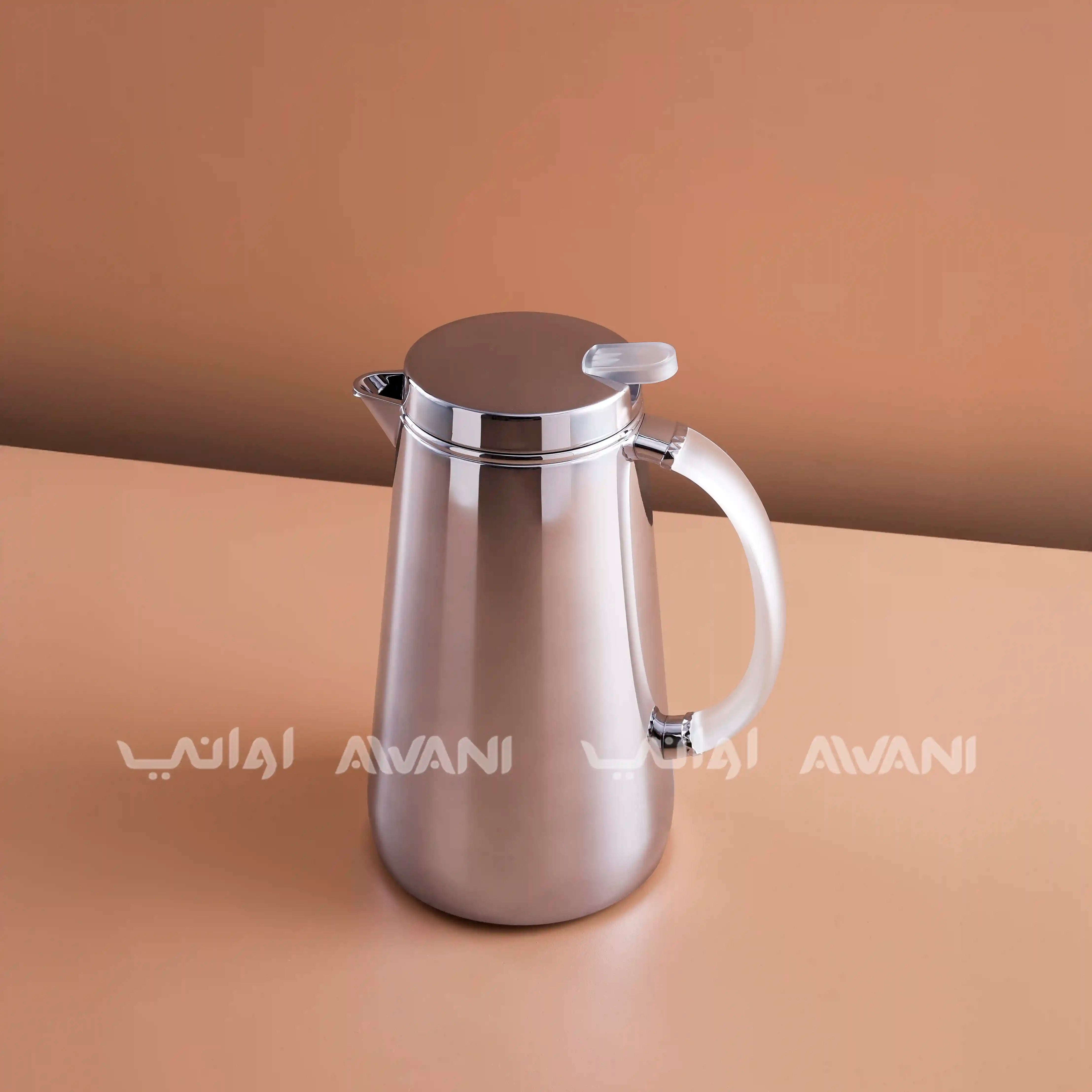 Silver Flask – 0.7ML | Hot & Cold with Clear Handle