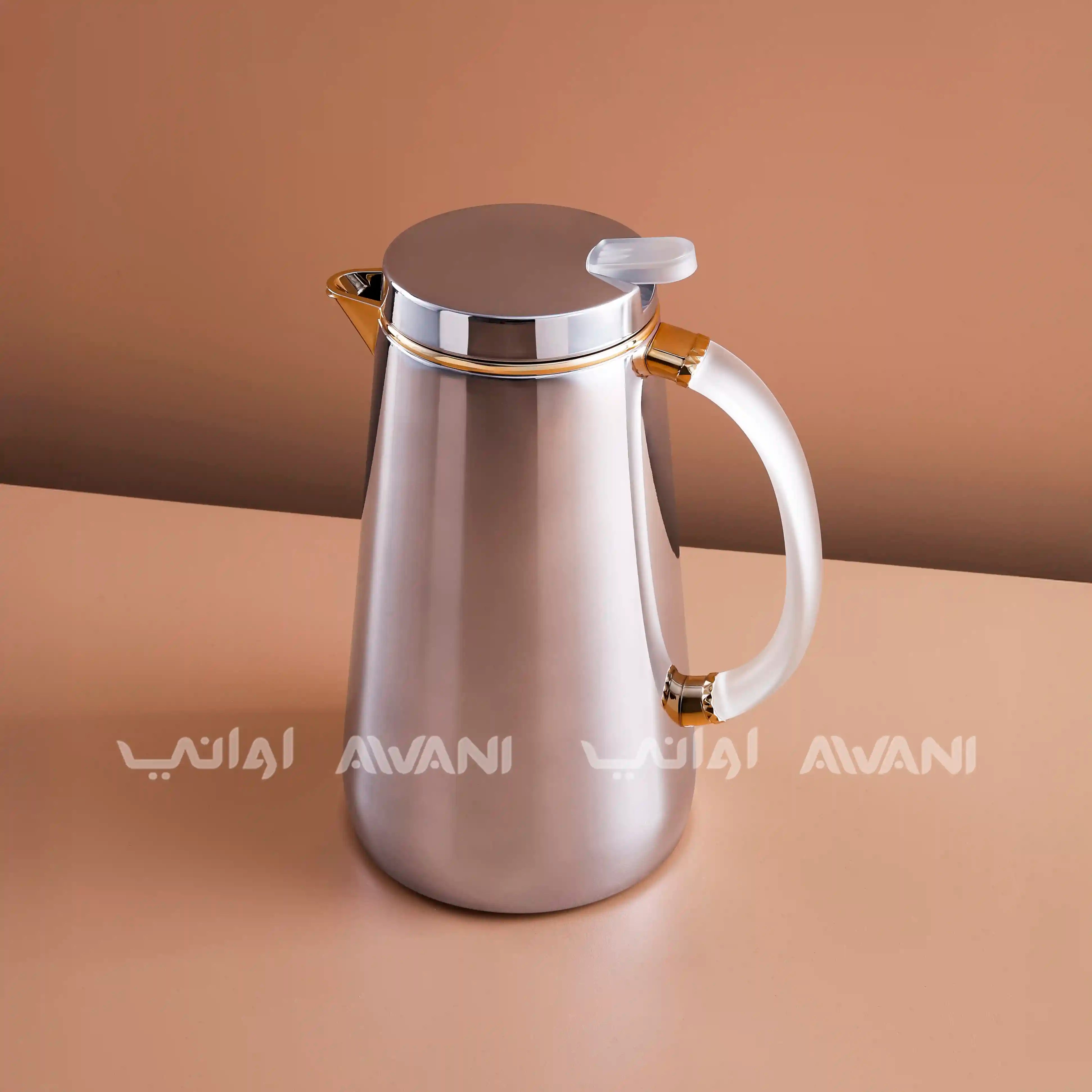 Gold Flask – 0.7ML | Hot & Cold with Clear Handle