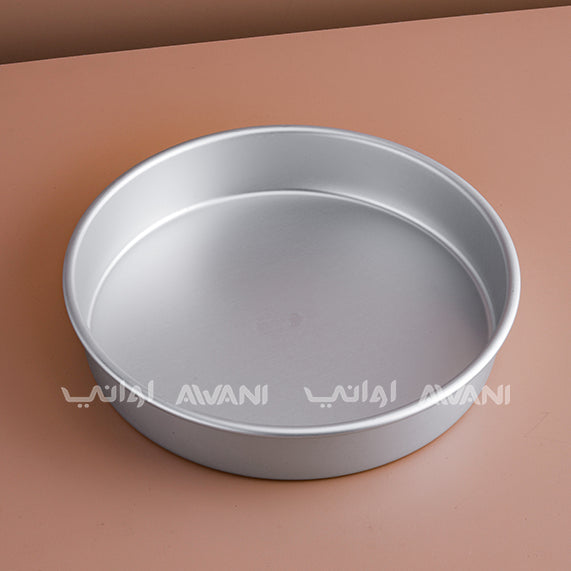 Aluminum Cake Pan - Heavy Duty Cake Tray for Kitchen, Hotel, Restaurant - Plain