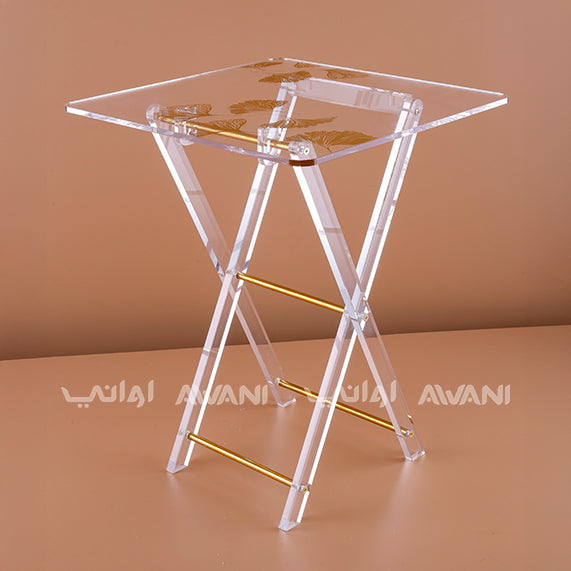 Acrylic Table - Gold
