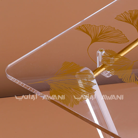 Acrylic Table - Gold