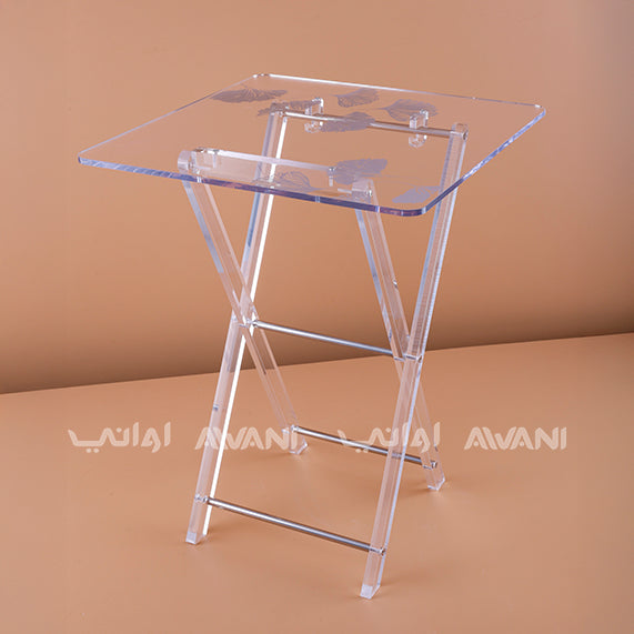 Acrylic Table - Silver