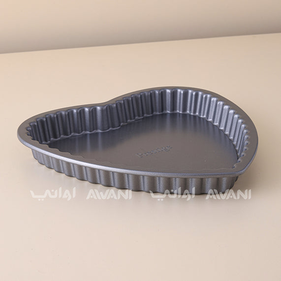 Premium Non-Stick Bundt Cake Pan – Heart Design, | Gray Color