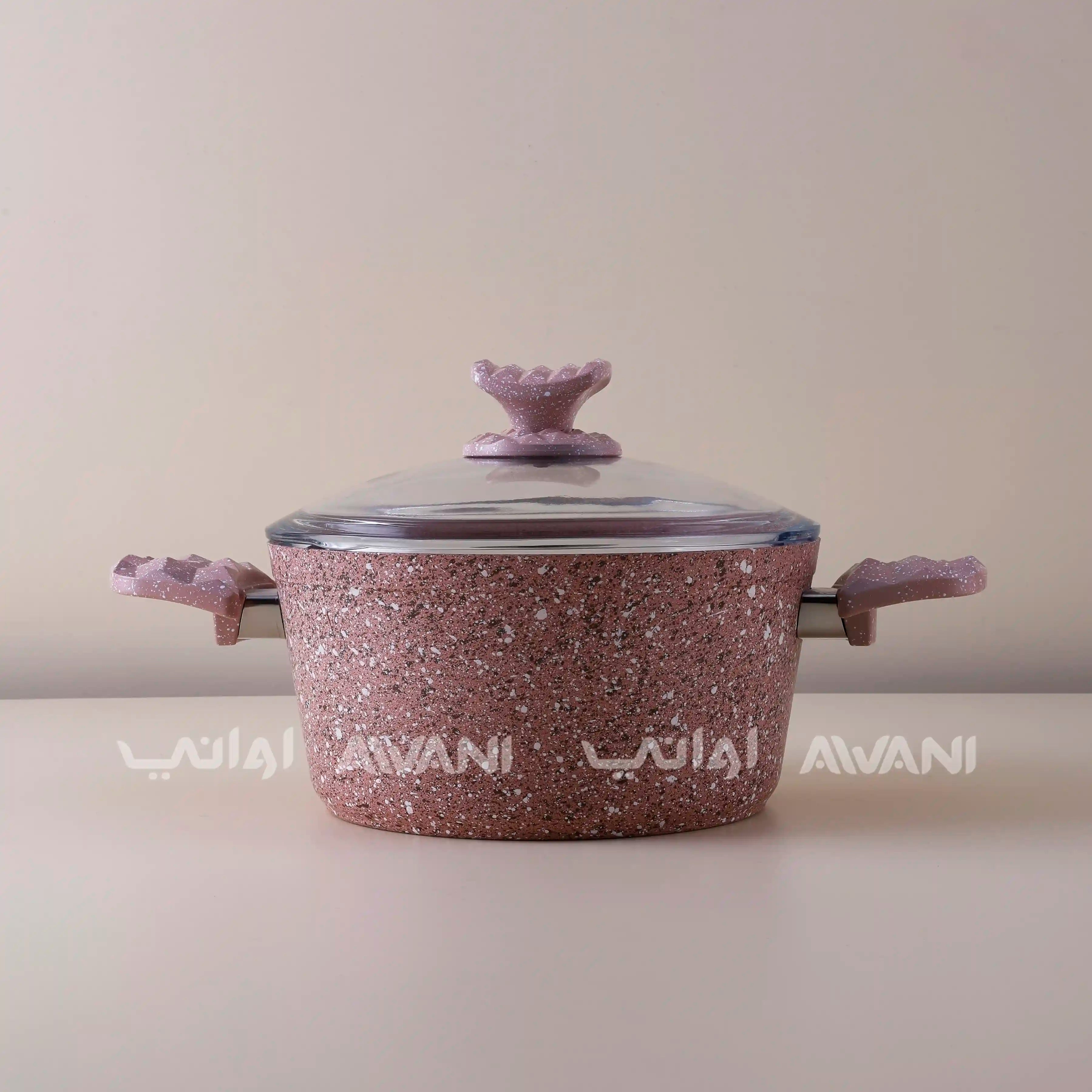 Granite  22CM Pink Casserole