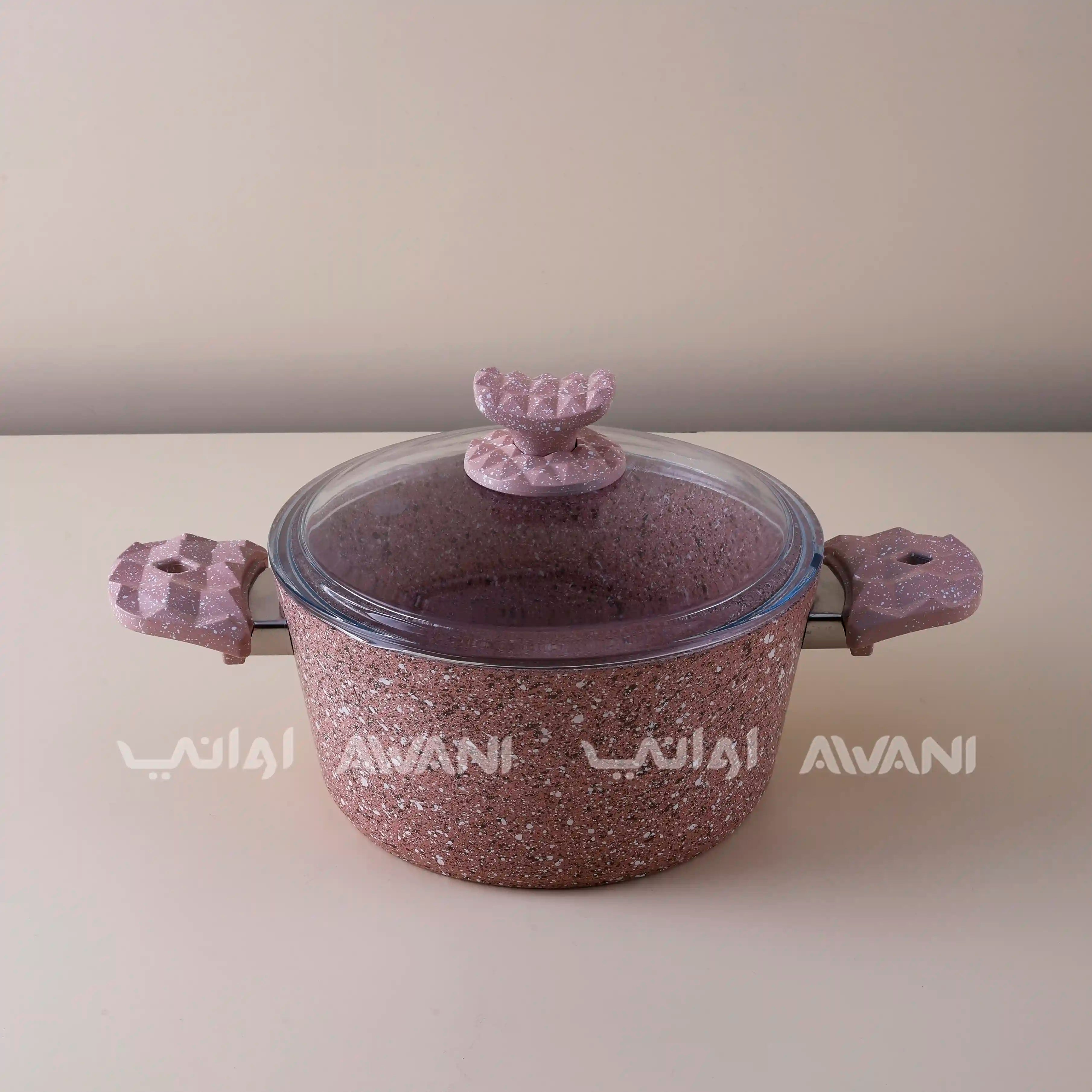 Granite  22CM Pink Casserole