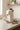 1.9L Thermal Beverage Flask Dispenser - Beige with Wooden Accents.