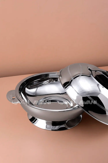 Silver Stainless Steel Hot Pot 6000ML – Hot & Fresh