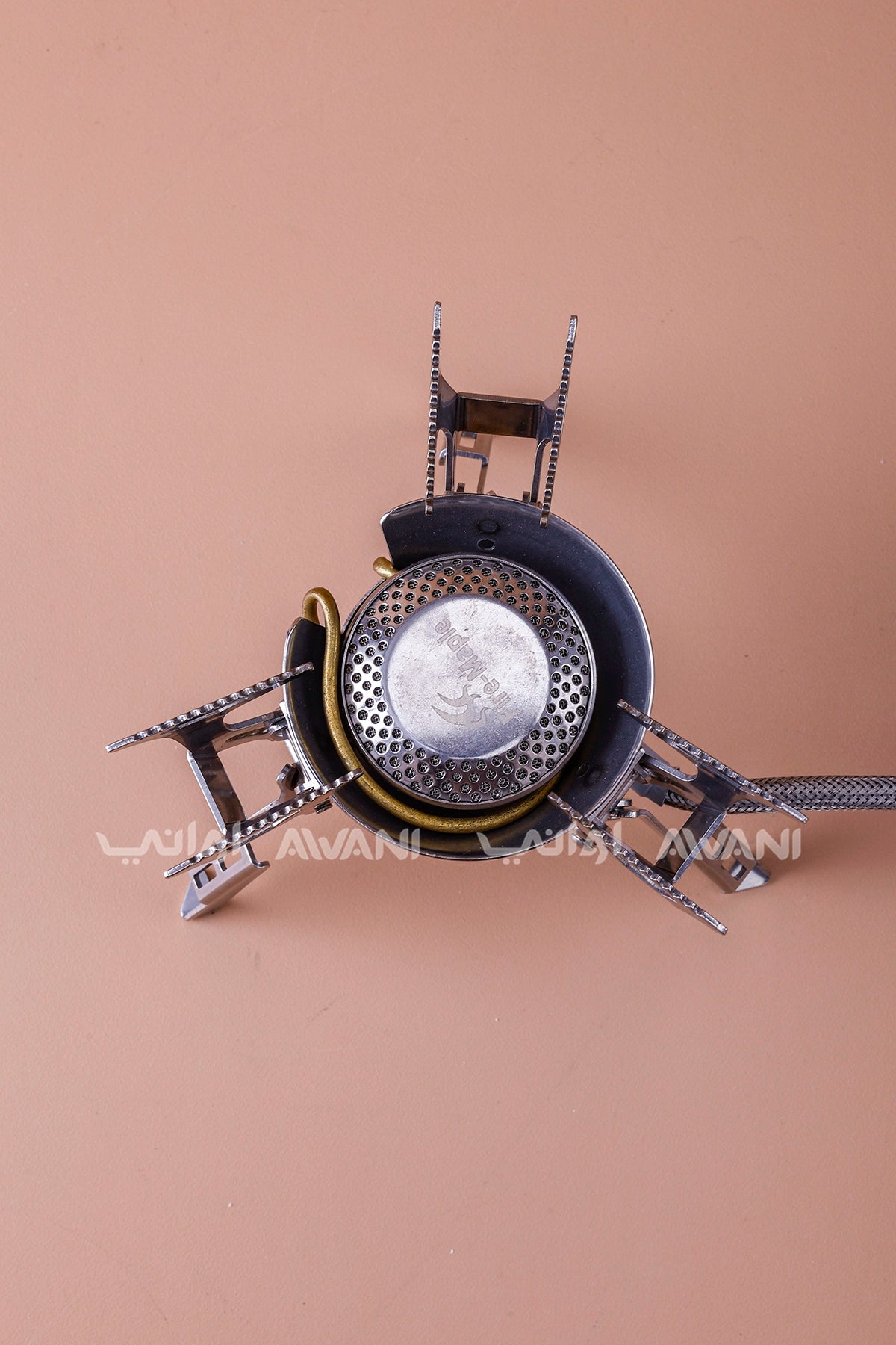 Portable Camping Stove with Folding Supports