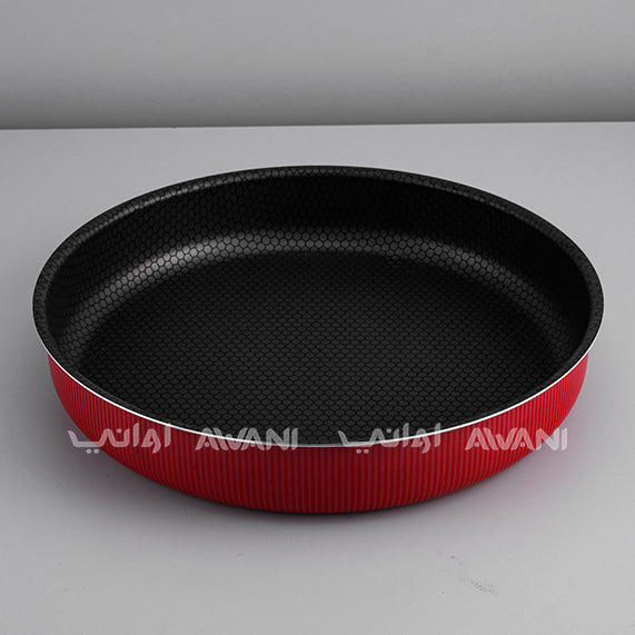 Baking Pan | Oven Dish | Non-Stick Coating | Heat Diffusion | Easy Cleaning | Red -