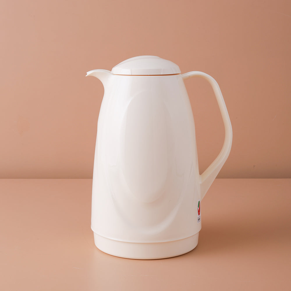 Sandal Color Vacuum Flask Set – 1L– Plain