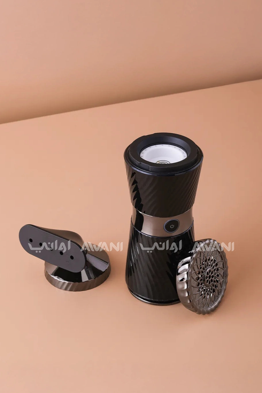 مبخرة بخور إلكترونية محمولة من ميرا، مبخرة بخور صغيرة، موزع روائح عطرية USB قابل لإعادة الشحن، مبخرة بخور كهربائية للسيارة، ديكور منزلي، لون أسود