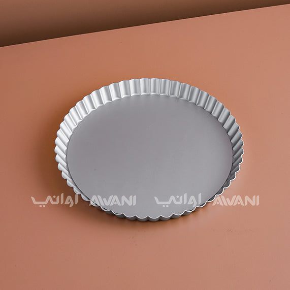 Aluminum Cake Pan Baking - Heavy Duty Cake Tray for Kitchen, Hotel, Restaurant - 22 Cm | Designed