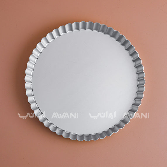 Aluminum Cake Pan Baking - Heavy Duty Cake Tray for Kitchen, Hotel, Restaurant - 22 Cm | Designed