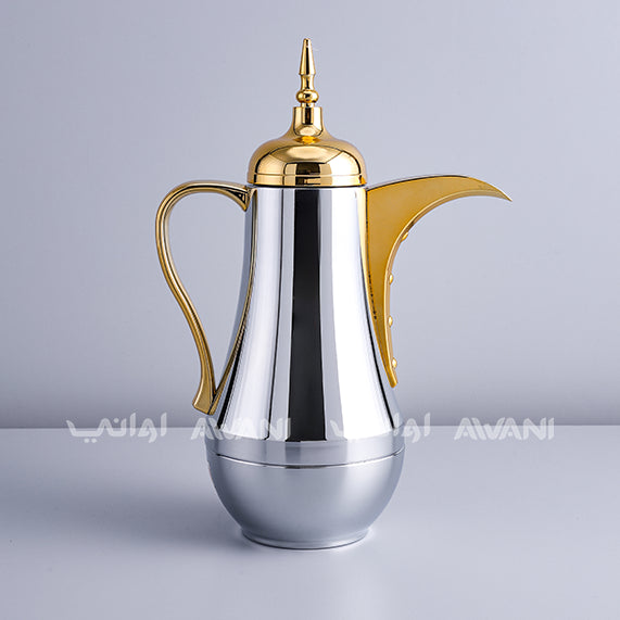 Arabic Vacuum Flask 1L | Leakproof Arabic Thermos keeps your Beverages Hot for long time