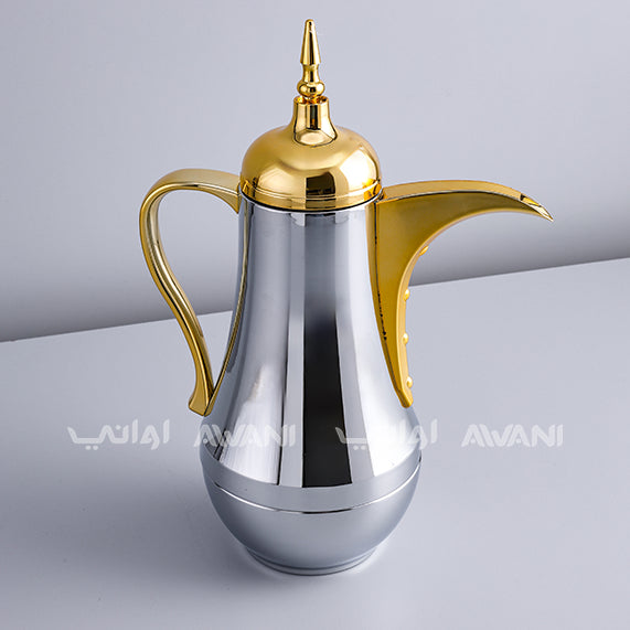 Arabic Vacuum Flask 1L | Leakproof Arabic Thermos keeps your Beverages Hot for long time
