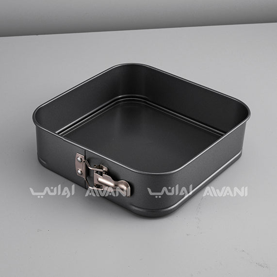 Nonstick Baking Tray Set – Teflon-Coated Cake Pans with Removable Bottom & Lockable Molds | Rec