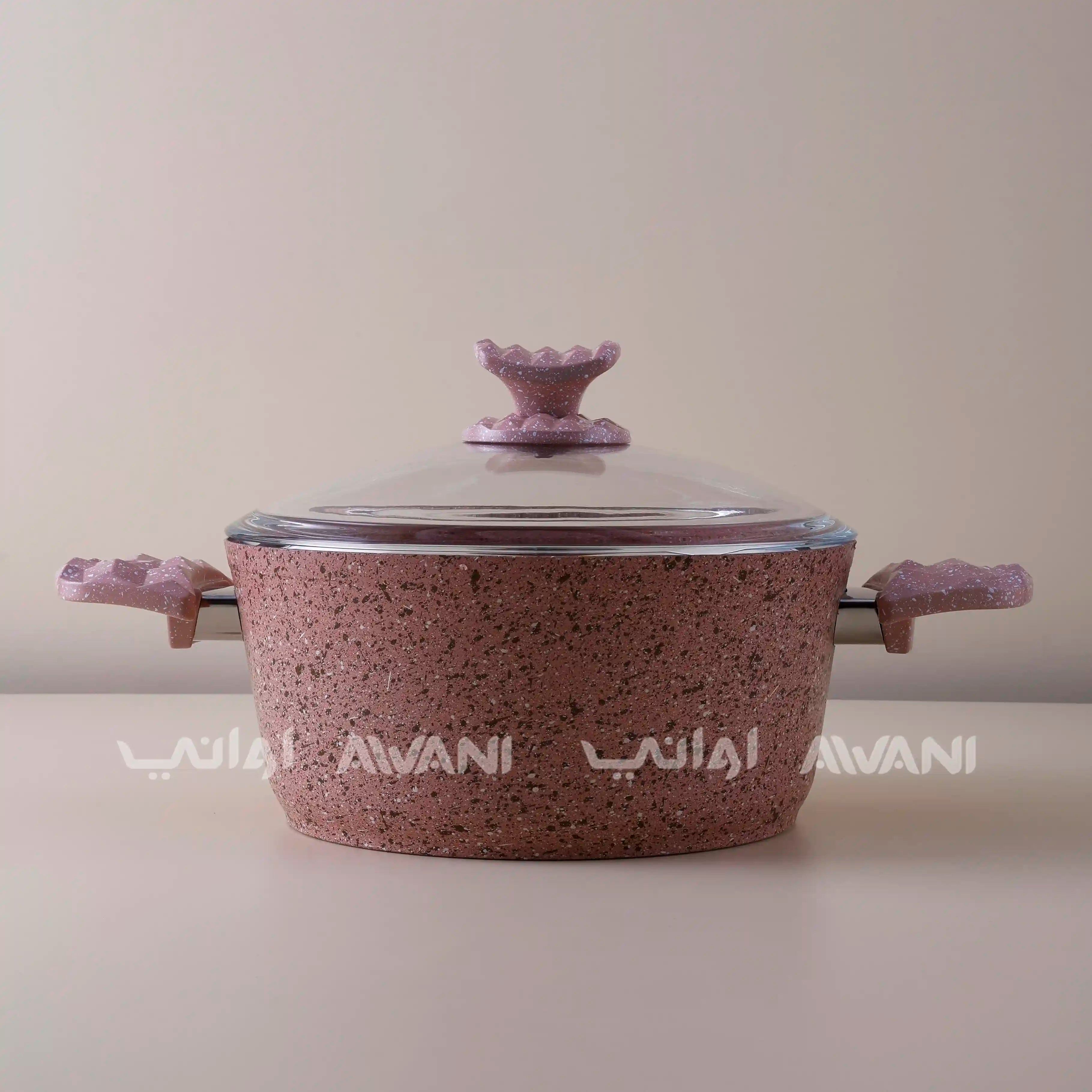 Granite  24CM Pink Casserole