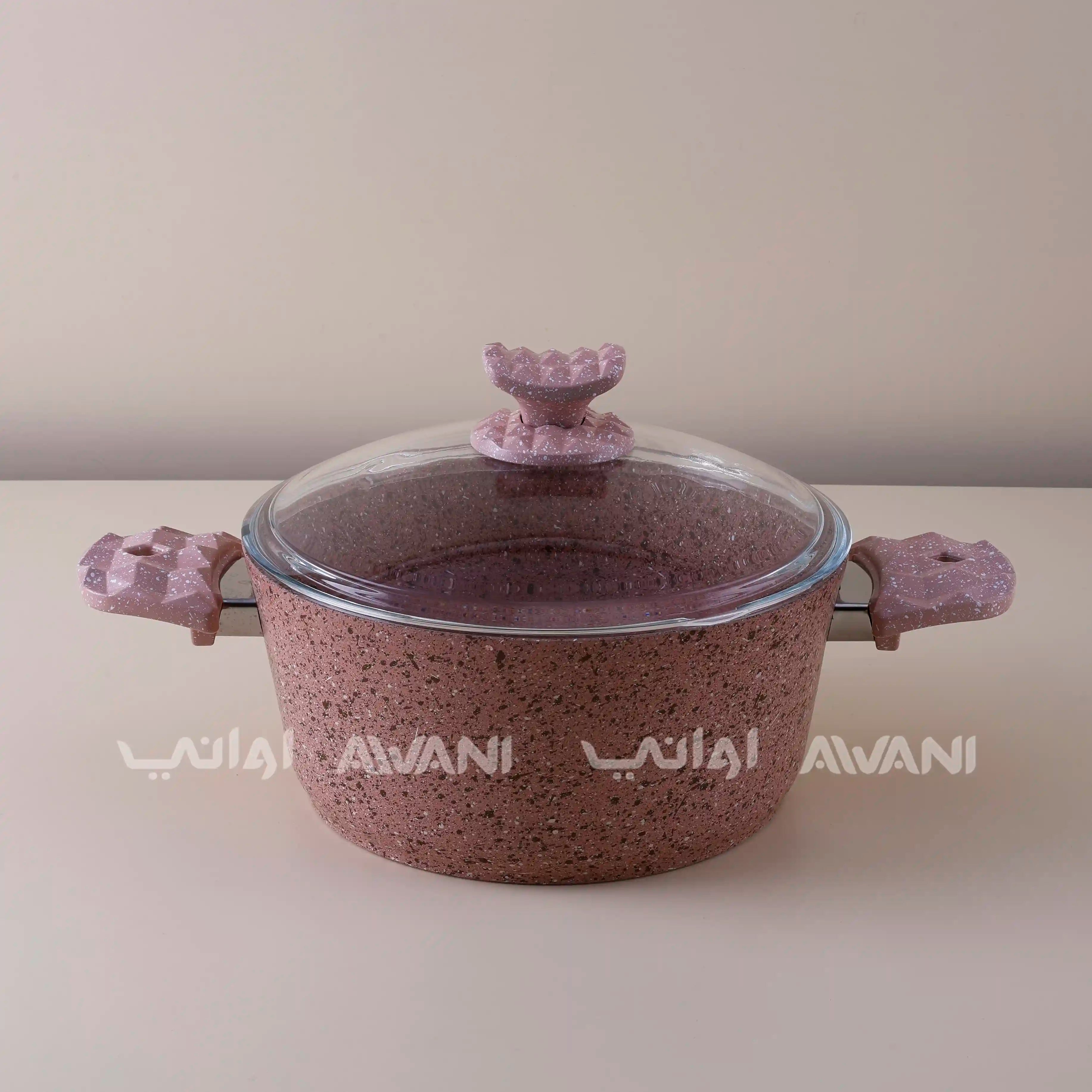 Granite  24CM Pink Casserole