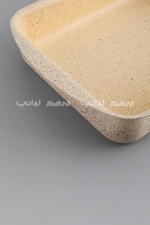 2 Pcs Cake Tray | Sand Color With Dot