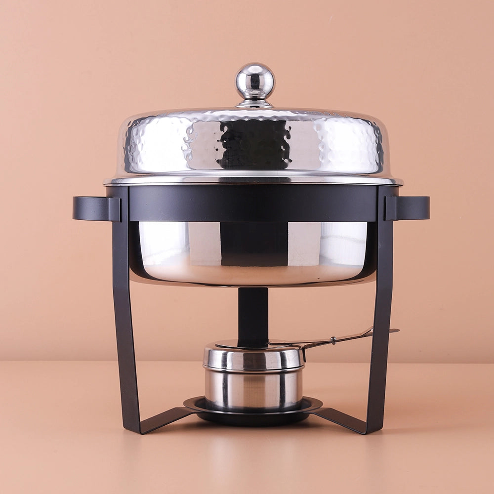 Tri-Glow 3L Chafing Dish – Silver & Black