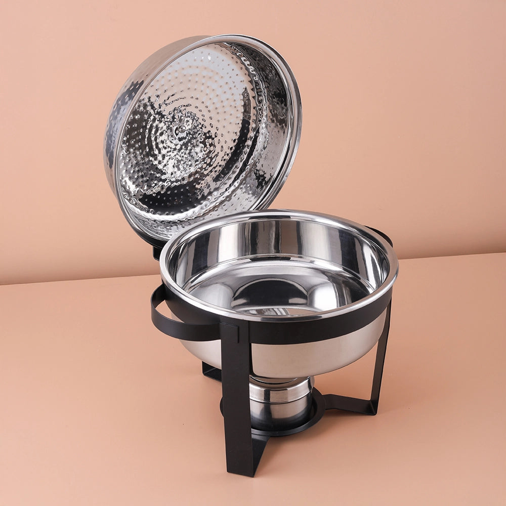 Tri-Glow 3L Chafing Dish – Silver & Black