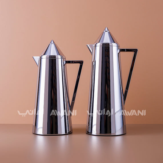 Flask Stainless Steel Silver and Gold