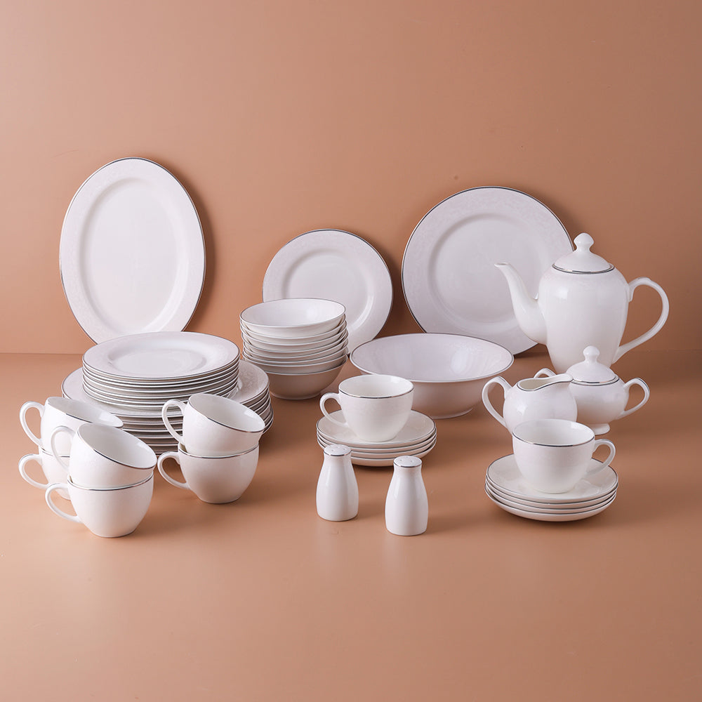 Sahara 47-Piece Fine Bone China Dinner Set