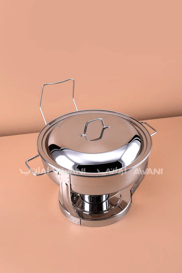 4L Stainless Steel Chafer | Professional Buffet Food Warmer & Server - Silver