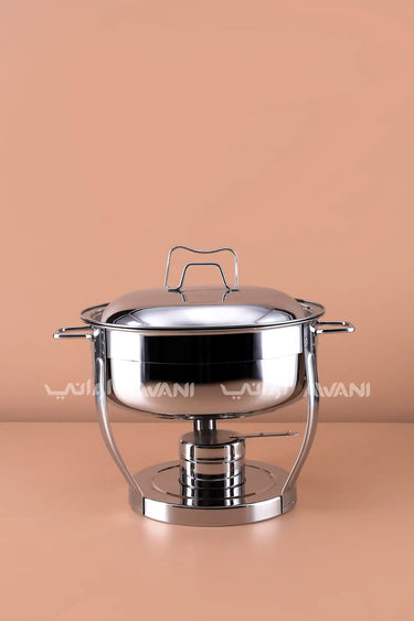 5 L Stainless Steel Chafer | Professional Buffet Food Warmer & Server - Silver