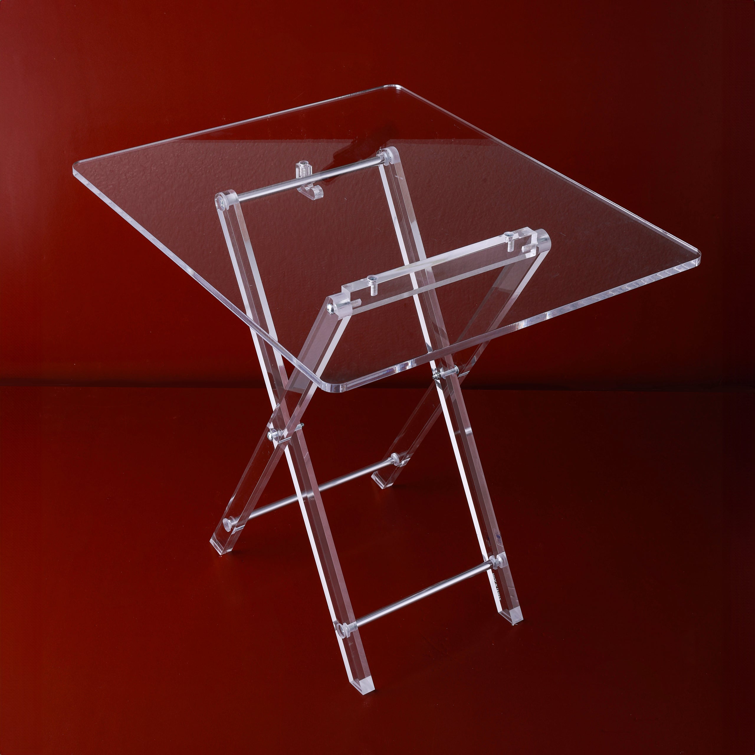 4-Piece Acrylic Tables Set - Clear And Plain