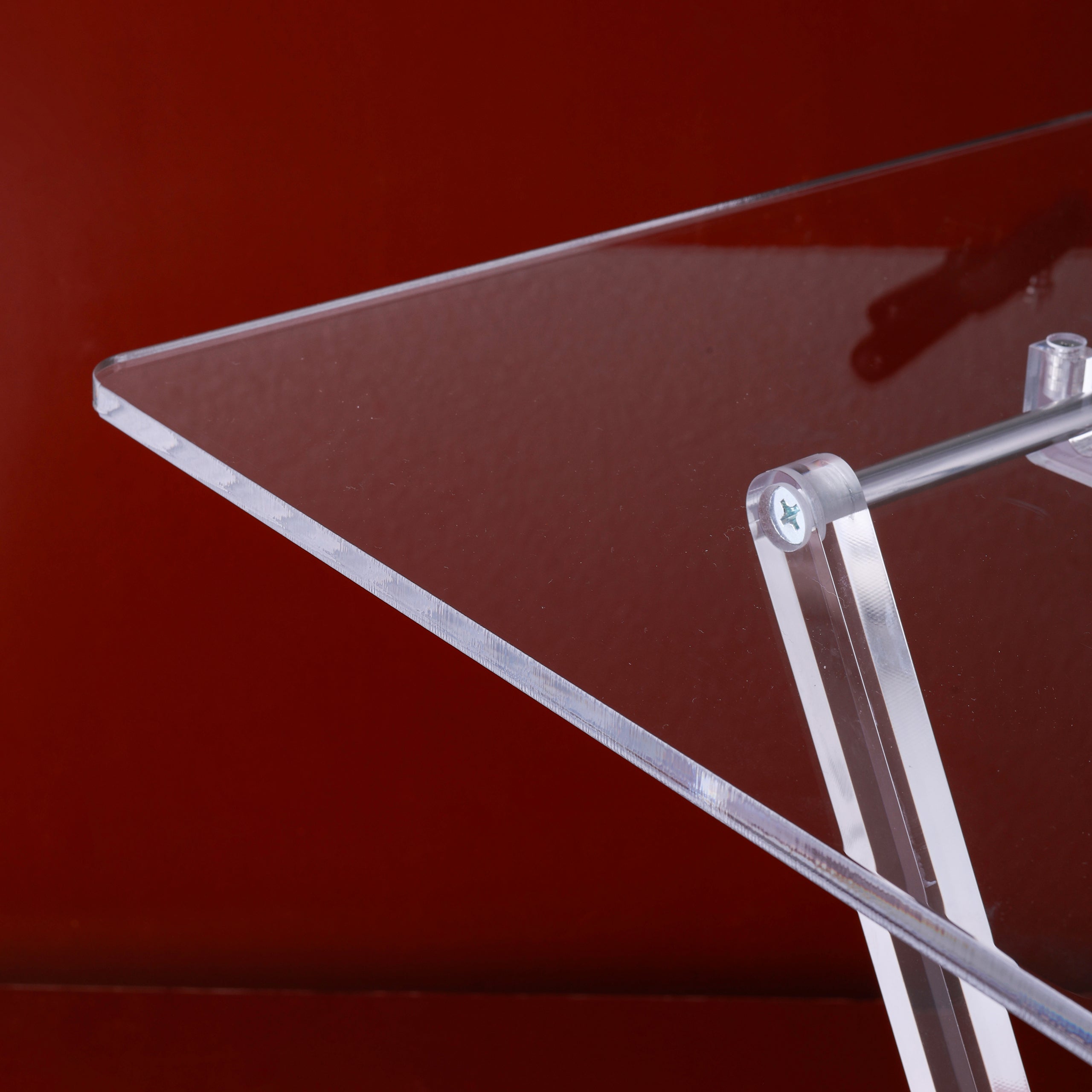 4-Piece Acrylic Tables Set - Clear And Plain