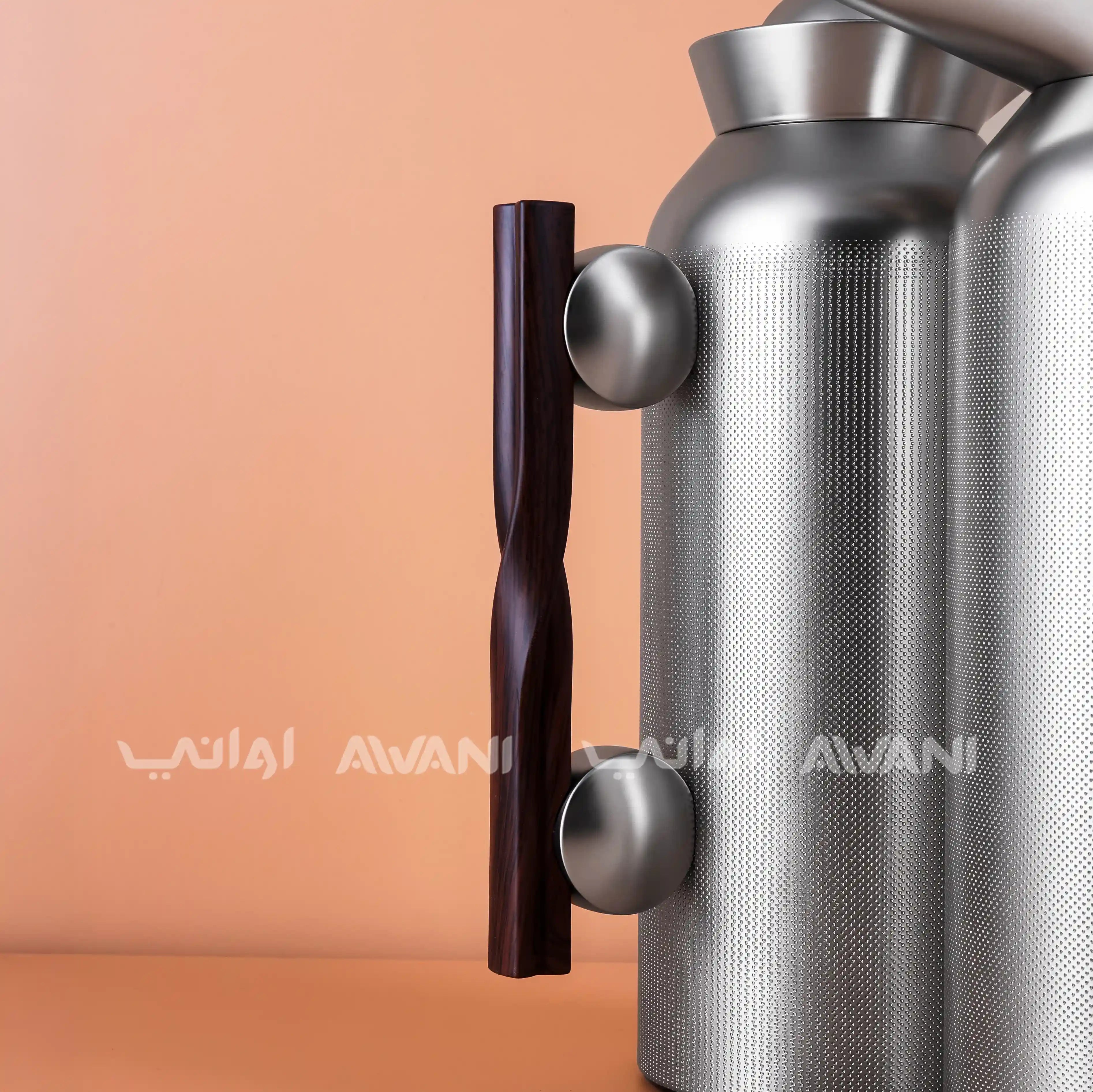 Stainless Steel Flask Set – Matt Silver Color 1 L