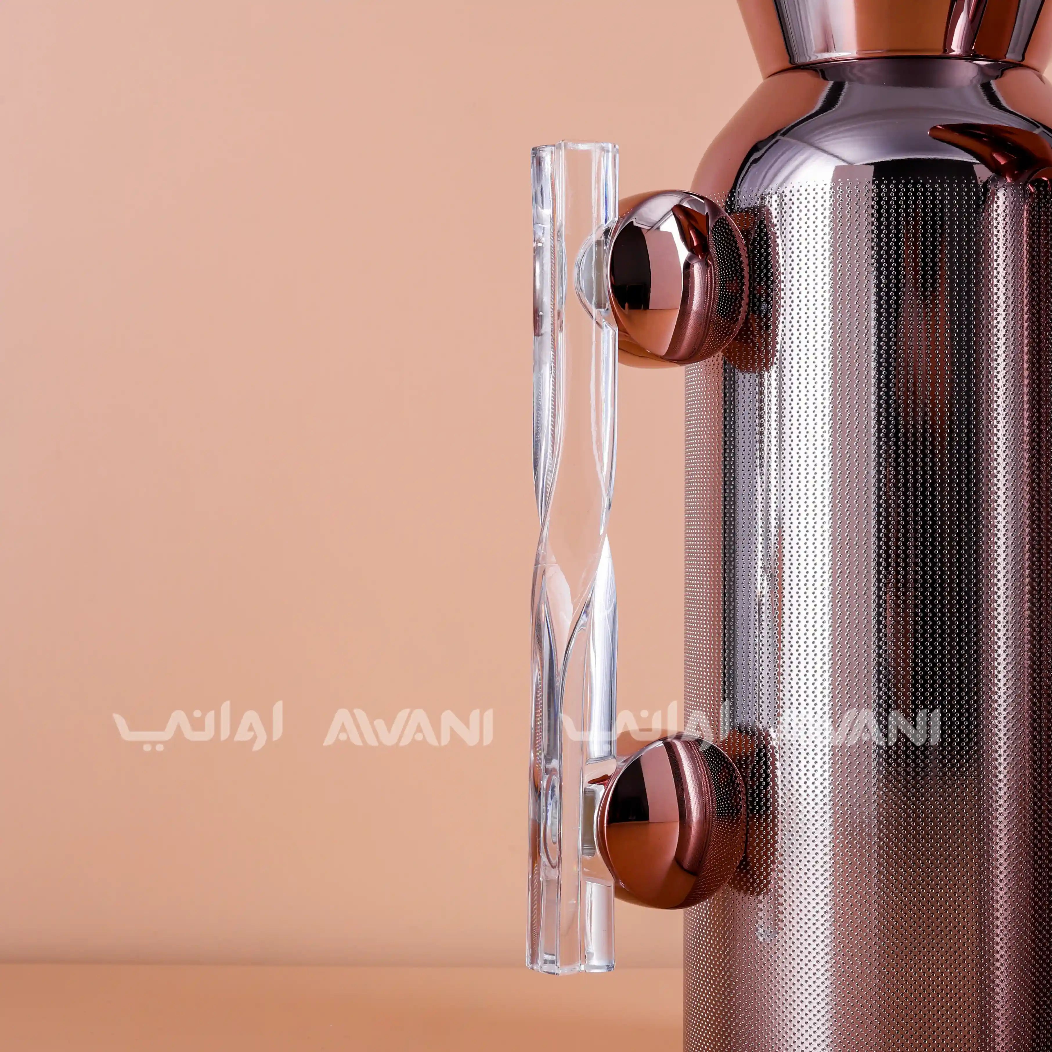 Stainless Steel Flask Set – Brown Color 1 L