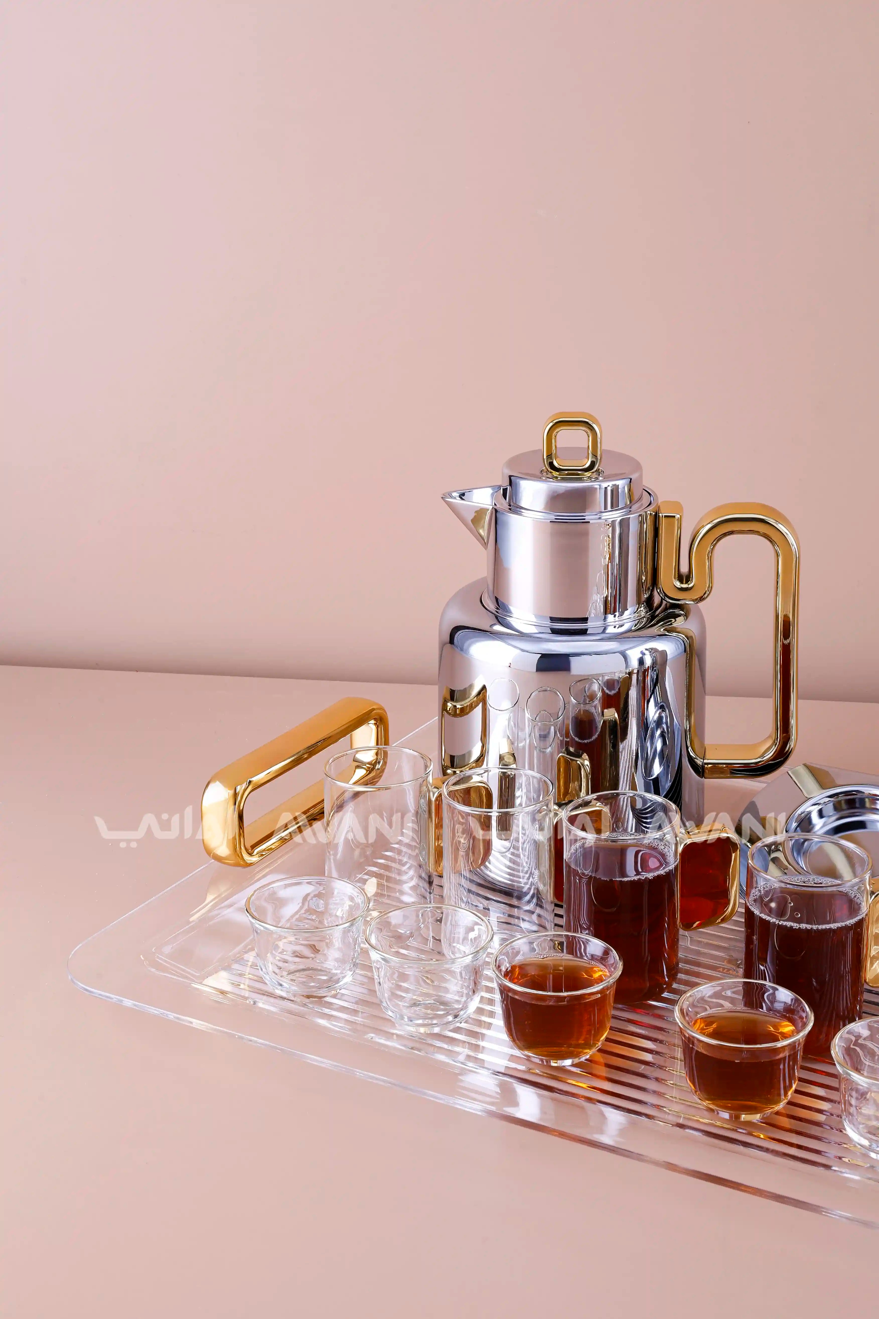 Luxe Serve Bundle 0.5 liter & 1 liter silver & gold