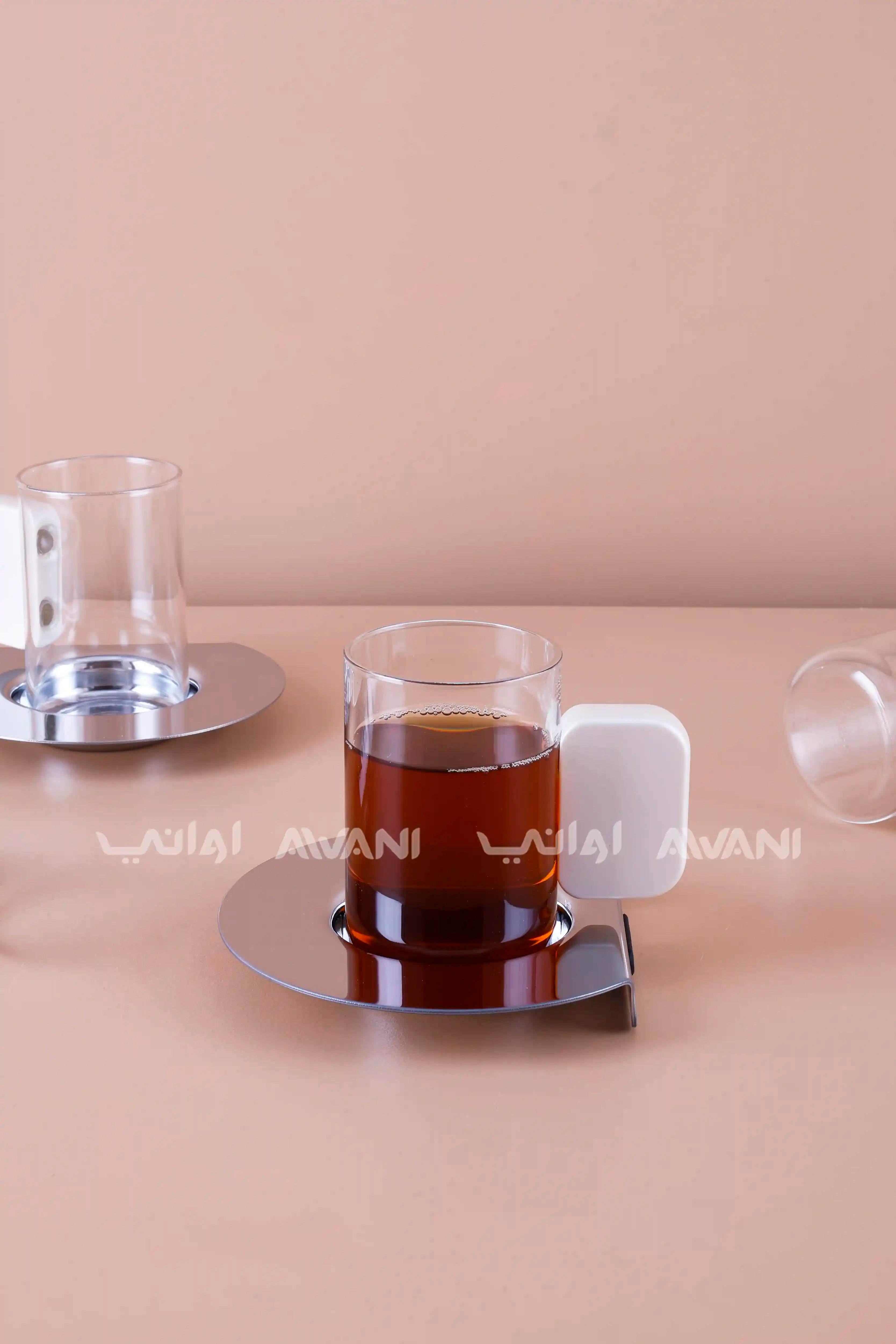 Luxe Serve Bundle 0.5 liter & 1 liter silver & white