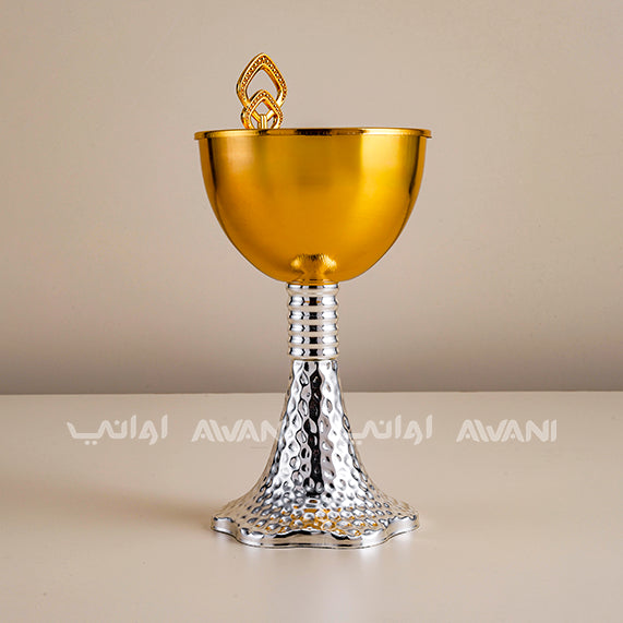 Incense Burner Gold and Silver Color