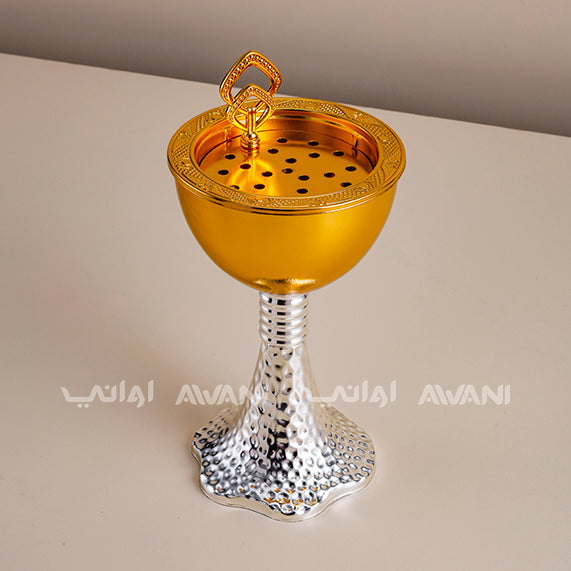 Incense Burner Gold and Silver Color