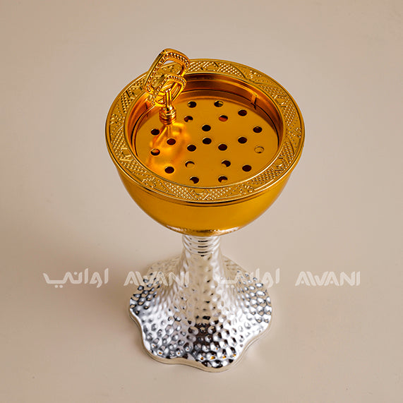 Incense Burner Gold and Silver Color