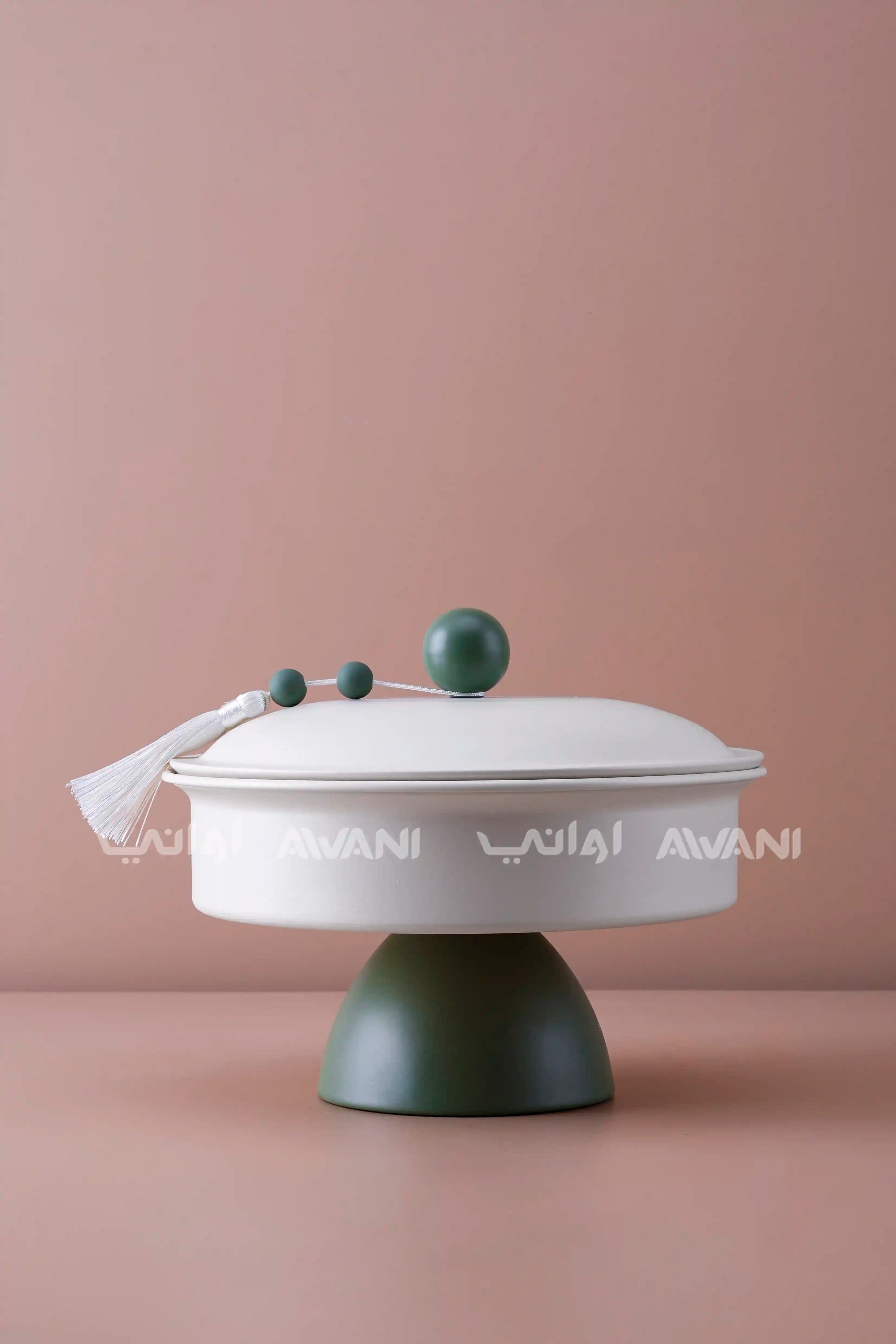 Green Bowls with Lid - Large