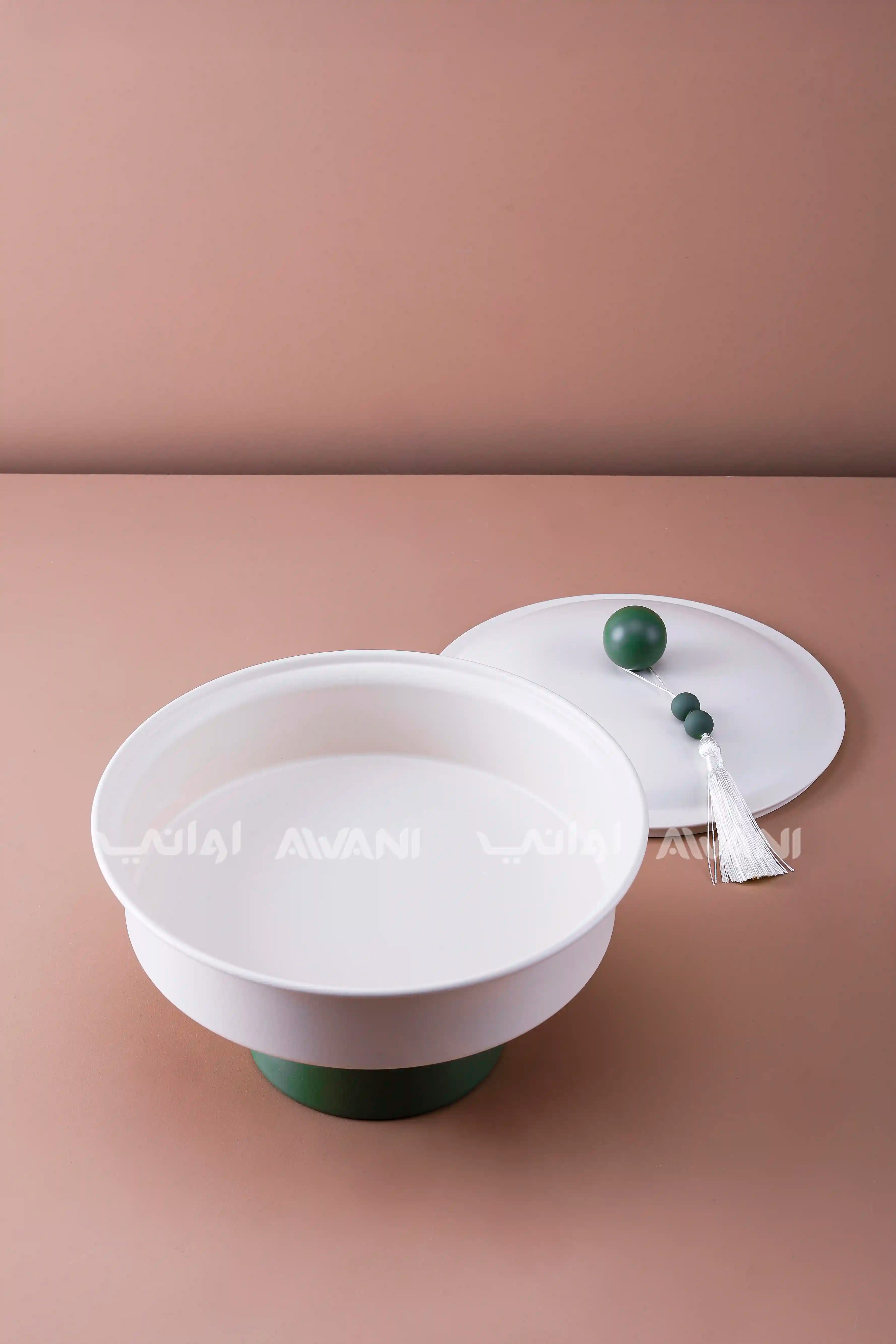 Green Bowls with Lid - Large