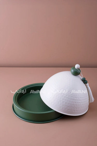 Dates Bowl Dome Dessert with Green Base - M