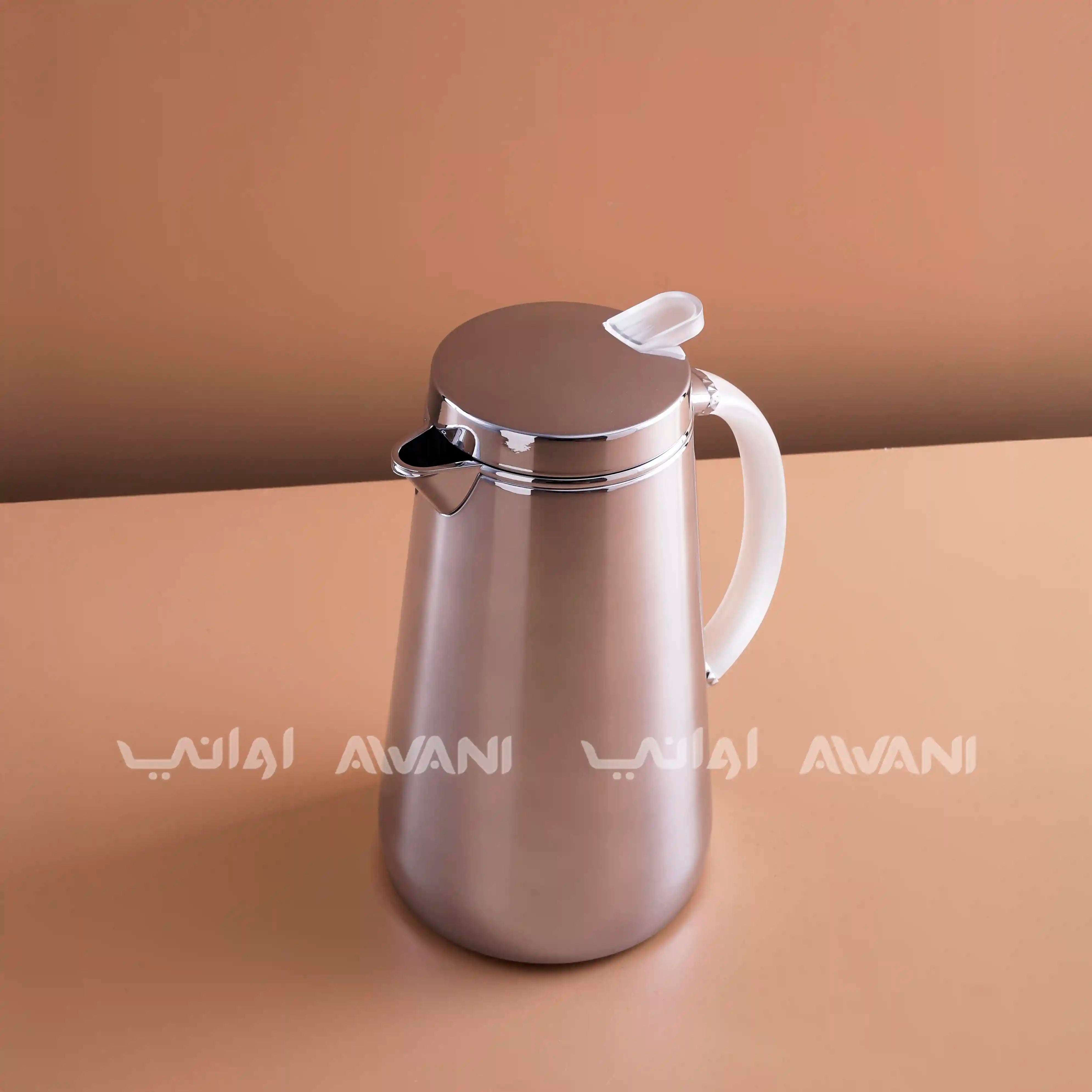 Silver Flask – 0.7ML | Hot & Cold with Clear Handle