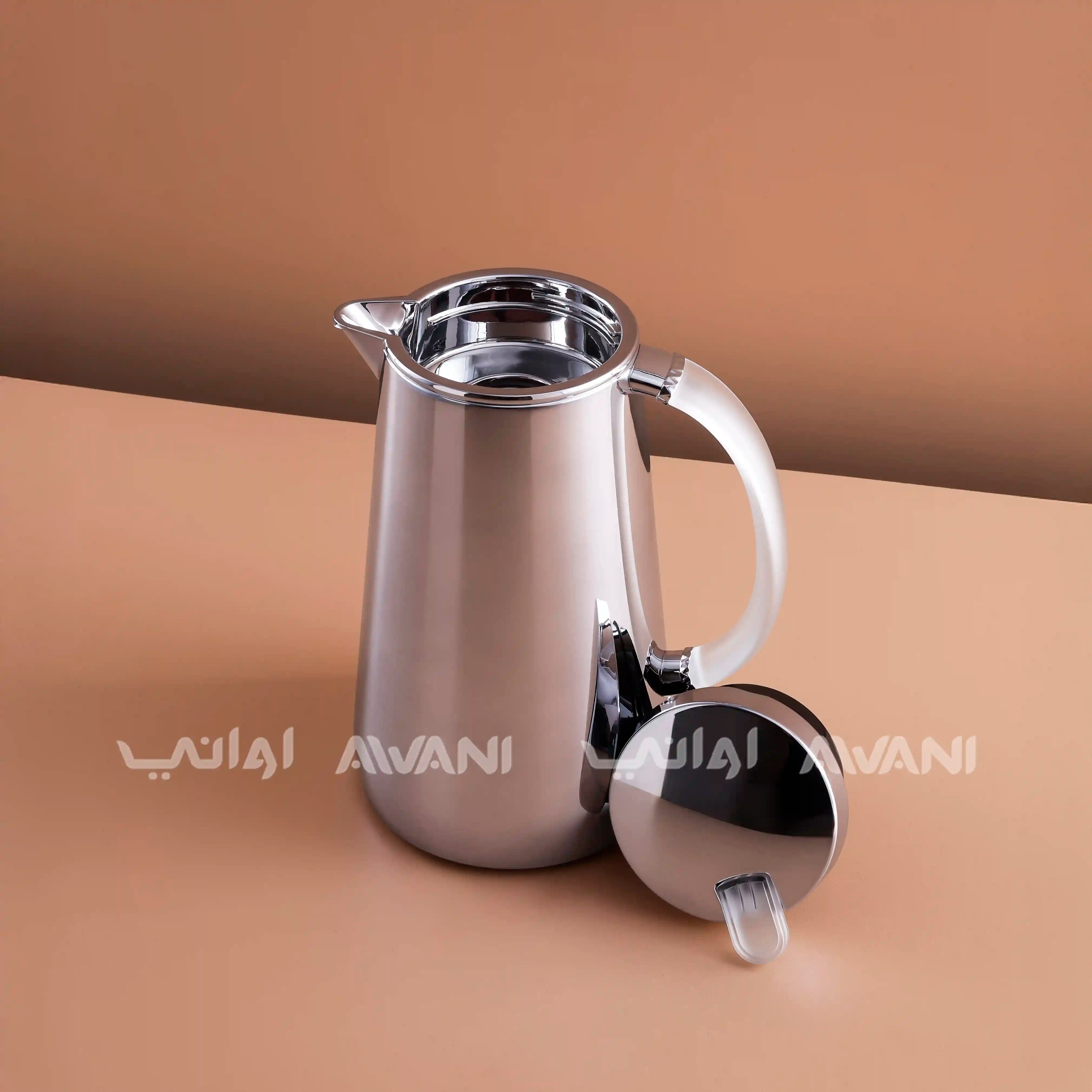 Silver Flask – 0.7ML | Hot & Cold with Clear Handle
